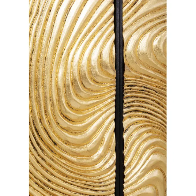 KARE Design Tableau décoratif Wave doré (2/Set)> Accessoires