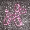KARE Design Tableau en verre Balloon Dog LED 80x80cm> Accessoires