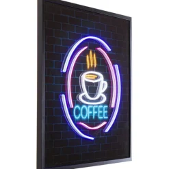 KARE Design Tableau en verre Coffee LED 80x80cm> Accessoires