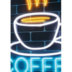 KARE Design Tableau en verre Coffee LED 80x80cm><noscript><img width=