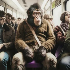 KARE Design Tableau en verre Commuter Monkey 60x60cm> Accessoires