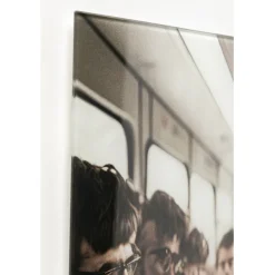 KARE Design Tableau en verre Commuter Monkey 60x60cm><noscript><img width=
