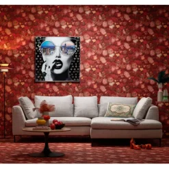 KARE Design Tableau en verre encadré NY View 120x120cm> Accessoires