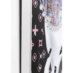 KARE Design Tableau en verre encadré NY View 80x80cm><noscript><img width=