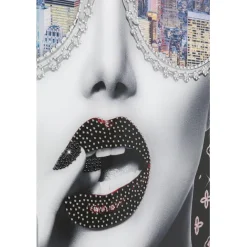 KARE Design Tableau en verre encadré NY View 80x80cm><noscript><img width=