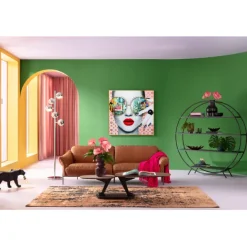 KARE Design Tableau en verre encadré Times Square View 120x120> Accessoires