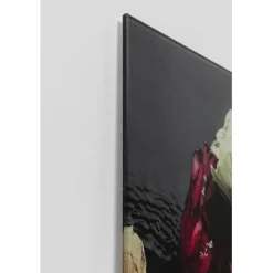 KARE Design Tableau en verre Flower Art Lady 120x120cm><noscript><img width=