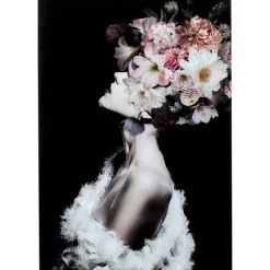 KARE Design Tableau en verre Flowery Beauty 80x120cm> Accessoires
