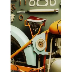 KARE Design Tableau en verre Garage Motorbike 60x80cm><noscript><img width=