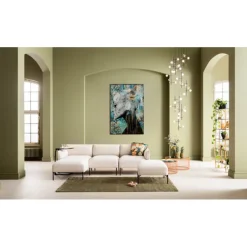 KARE Design Tableau en verre Lady Flower 100x150cm> Accessoires