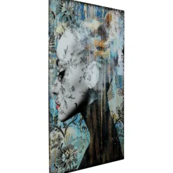 KARE Design Tableau en verre Lady Flower 100x150cm><noscript><img width=