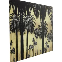 KARE Design Tableau en verre Metallic Palms 180x120cm><noscript><img width=