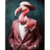 KARE Design Tableau en verre Mister Flamingo 120x160cm> Accessoires