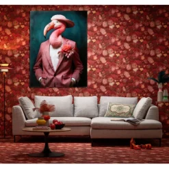 KARE Design Tableau en verre Mister Flamingo 120x160cm> Accessoires
