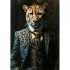 KARE Design Tableau en verre Mister Leo 100x150cm> Accessoires