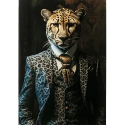 KARE Design Tableau en verre Mister Leo 100x150cm> Accessoires