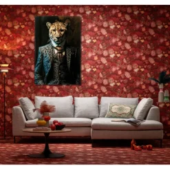 KARE Design Tableau en verre Mister Leo 100x150cm> Accessoires