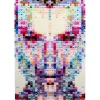 KARE Design Tableau en verre Pixel Face 120x80cm> Accessoires