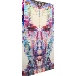 KARE Design Tableau en verre Pixel Face 120x80cm> Accessoires