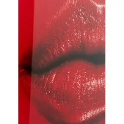 KARE Design Tableau en verre Red Lips 120x80cm><noscript><img width=