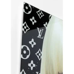 KARE Design Tableau en verre Runny Eyes 80x80cm><noscript><img width=