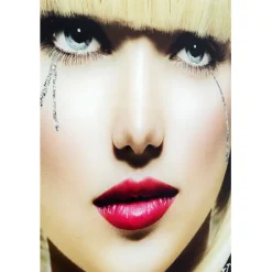 KARE Design Tableau en verre Runny Eyes 80x80cm><noscript><img width=