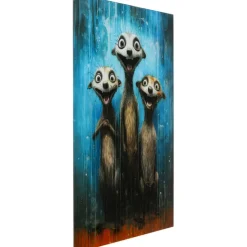 KARE Design Tableau en verre Singing Meerkats 60x80cm> Accessoires