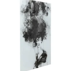 KARE Design Tableau en verre Smokey Hair 100x150cm><noscript><img width=