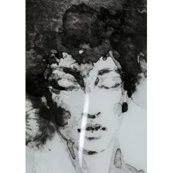 KARE Design Tableau en verre Smokey Hair 100x150cm><noscript><img width=