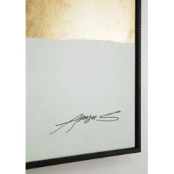 KARE Design Tableau encadré Abstract Shapes vert 73x143cm><noscript><img width=