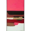 KARE Design Tableau encadré Abstract Shapes fuchsia 73x143cm> Accessoires