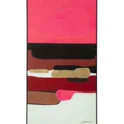 KARE Design Tableau encadré Abstract Shapes fuchsia 73x143cm> Accessoires