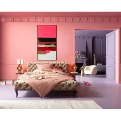 KARE Design Tableau encadré Abstract Shapes fuchsia 73x143cm> Accessoires