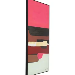 KARE Design Tableau encadré Abstract Shapes fuchsia 73x143cm><noscript><img width=