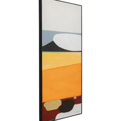 KARE Design Tableau encadré Abstract Shapes orange 73x143cm><noscript><img width=