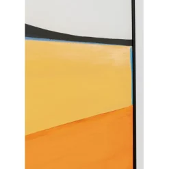 KARE Design Tableau encadré Abstract Shapes orange 73x143cm><noscript><img width=