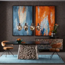 KARE Design Tableau encadré Artistas bleu 120x180cm> Accessoires