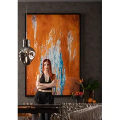 KARE Design Tableau encadré Artistas orange 120x180cm><noscript><img width=