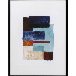 KARE Design Tableau encadré Box Back bleu 60x80cm> Accessoires