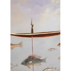 KARE Design Tableau encadré Cloud Fisherman Boat 60x120cm><noscript><img width=