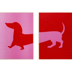 KARE Design Tableau encadré Dog Frankie (2/Set)> Accessoires