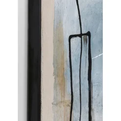 KARE Design Tableau encadré Dust bleu 100x100cm><noscript><img width=