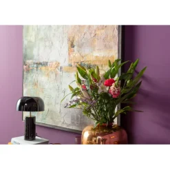 KARE Design Tableau encadré Dust doré 120x120cm><noscript><img width=