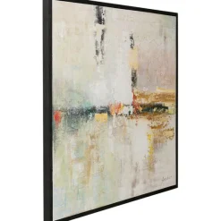KARE Design Tableau encadré Dust doré 120x120cm><noscript><img width=