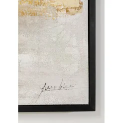 KARE Design Tableau encadré Dust doré 120x120cm><noscript><img width=