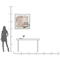KARE Design Tableau encadré Dust gris 100x100cm><noscript><img width=