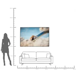 KARE Design Tableau encadré Elephant In The Sky 150x100cm><noscript><img width=