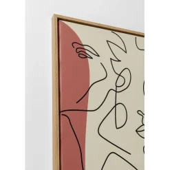 KARE Design Tableau encadré Faccia Arte Tri Colore 90x120cm><noscript><img width=