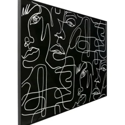 KARE Design Tableau encadré Faccia Arte Drawing 150x100cm><noscript><img width=