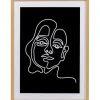 KARE Design Tableau encadré Faccia Arte Woman 60x80cm> Accessoires